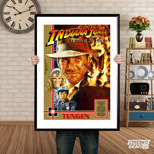 Cuadro Nintendo Indiana Jones Temple Of Doom