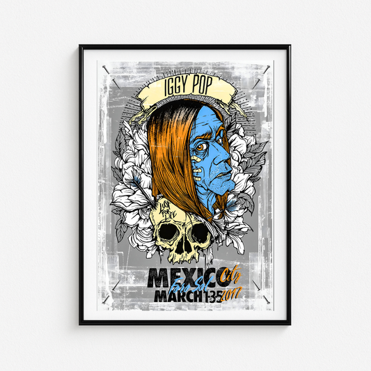 Cuadro Iggy Pop Mexico Foro Sol 2017