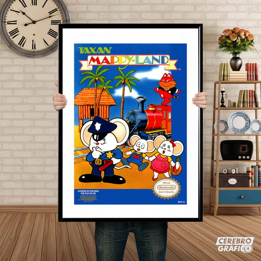 Cuadro Nintendo Mappy-Land