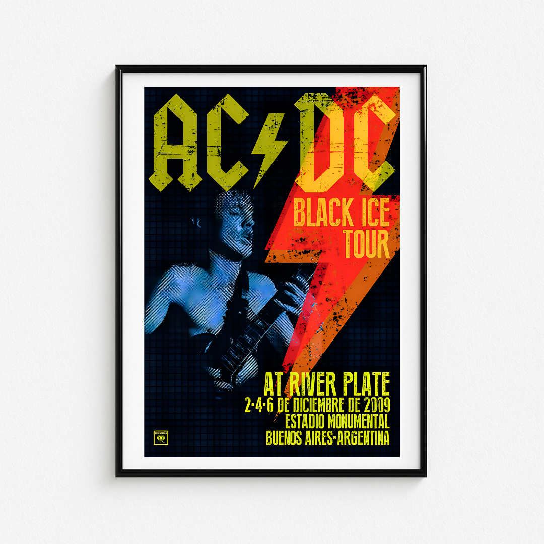 Cuadro ACDC Black Ice Tour Live At River Plate 2009