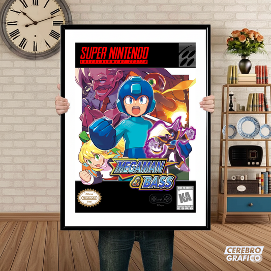 Cuadro SNES Mega Man and Bass