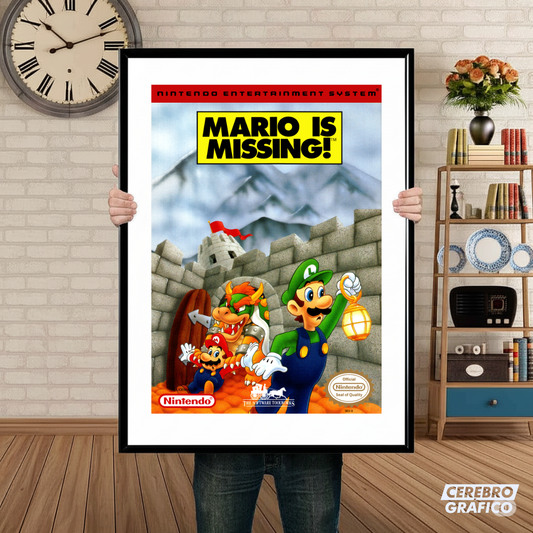 Cuadro Nintendo Mario is Missing!