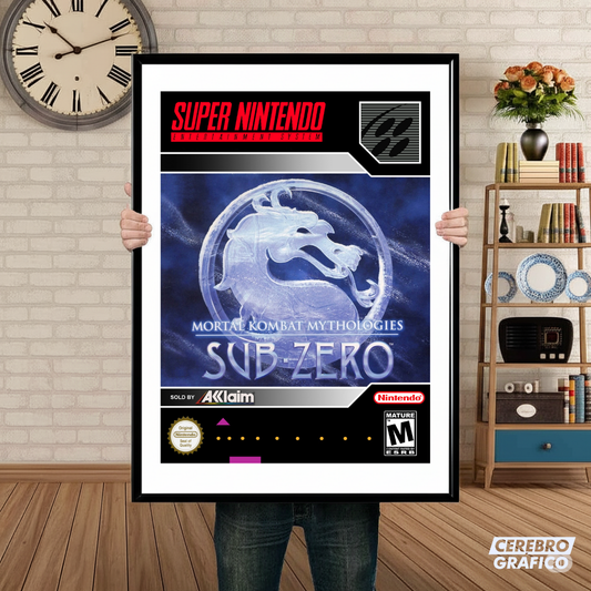Cuadro SNES Mortal Kombat Mythologies