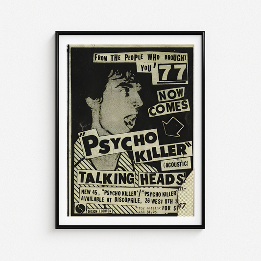 Cuadro Talking Heads Psycho Killers