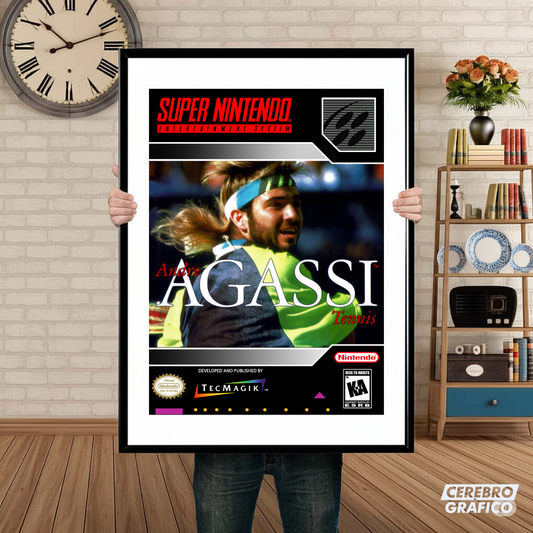 Cuadro SNES Andre Agassi