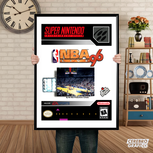 Cuadro SNES NBA Live 96