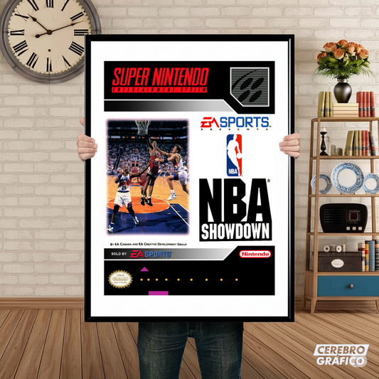 Cuadro SNES NBA Live Showdown