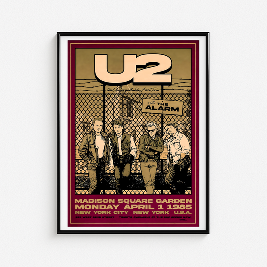 Cuadro U2 Madison Square Garden 1985