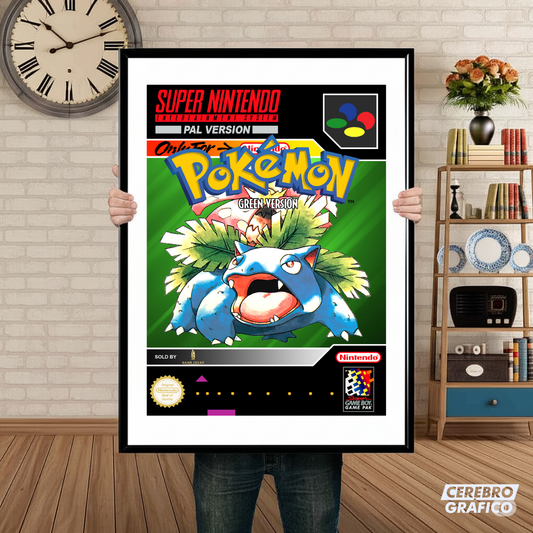 Cuadro SNES Pokemon Green Version
