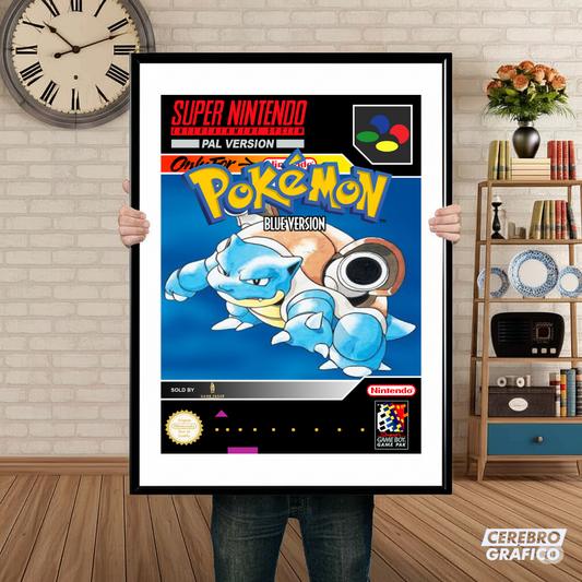 Cuadro SNES Pokemon Blue Version