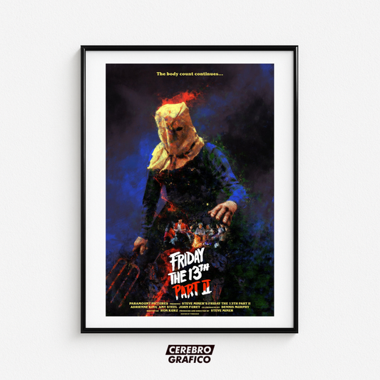 Cuadro Película Viernes 13 - Parte II