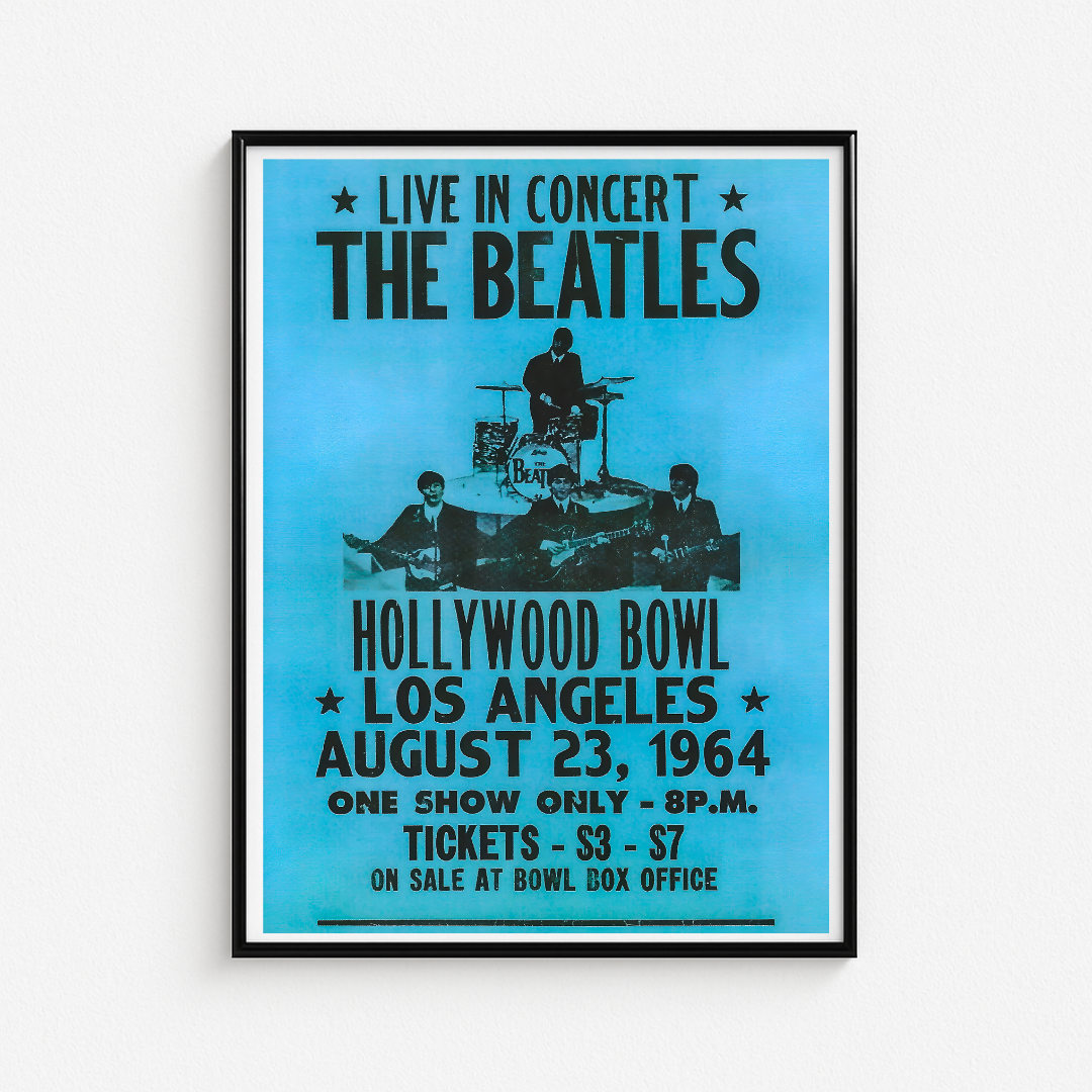 Cuadro The Beatles Live In Concert Hollywood Bowl