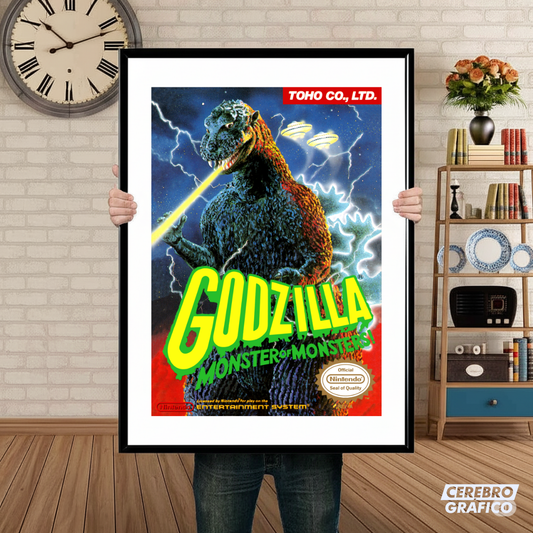 Cuadro Nintendo Godzilla