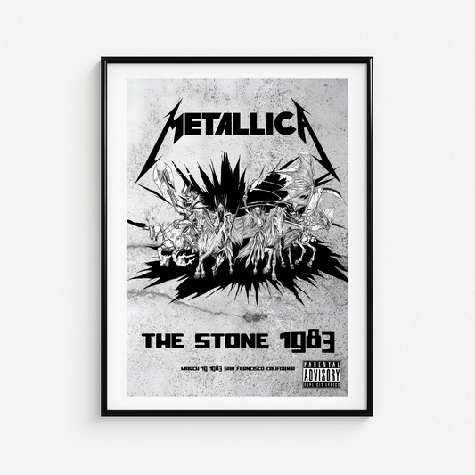 Cuadro Metallica The Stone 1983