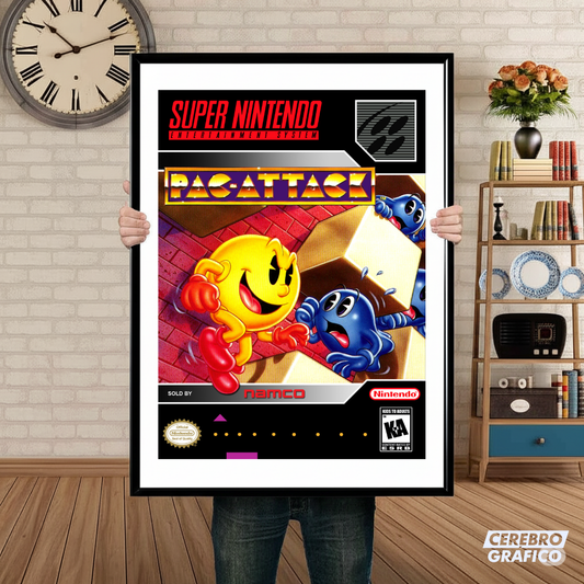 Cuadro SNES Pac-Attack