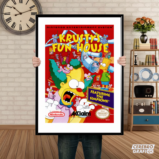 Cuadro Nintendo Krusty Fun House