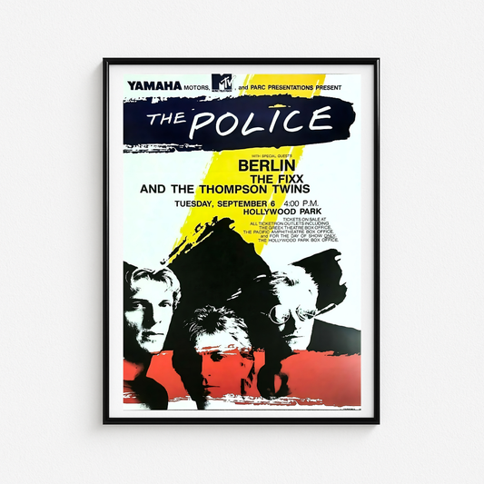 Cuadro The Police Yamaha Motors