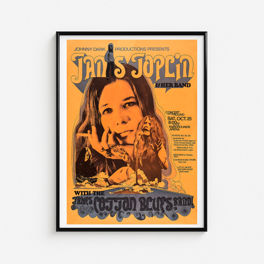 Cuadro Janis Joplin and Her Band