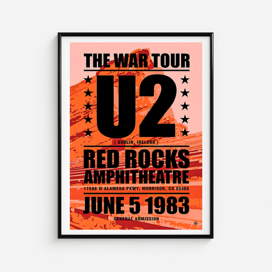 Cuadro U2 red Rocks Amphitheatre