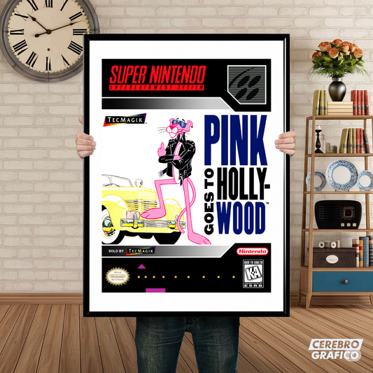 Cuadro SNES Pink Panther Goes to Hollywood