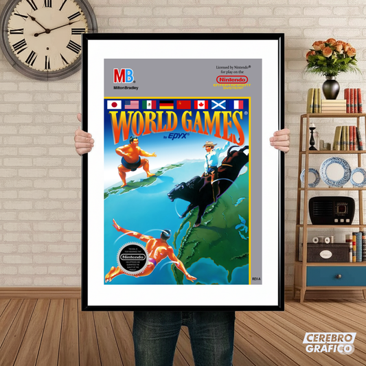 Cuadro Nintendo World Games