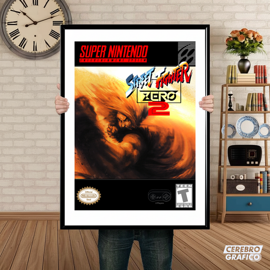 Cuadro SNES Street Fighter Zero 2