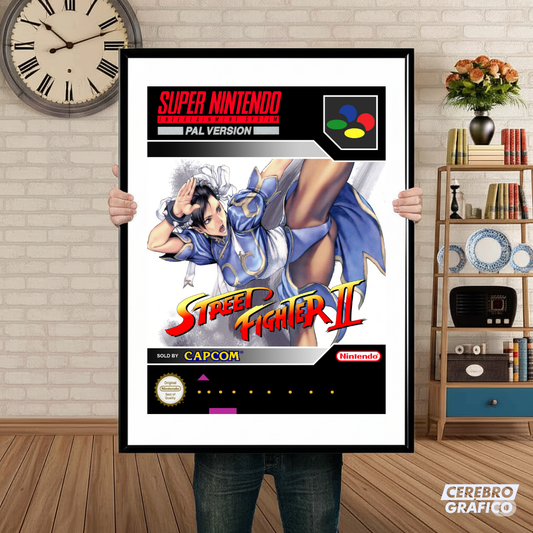 Cuadro SNES Street Fighter II PAL VERSION
