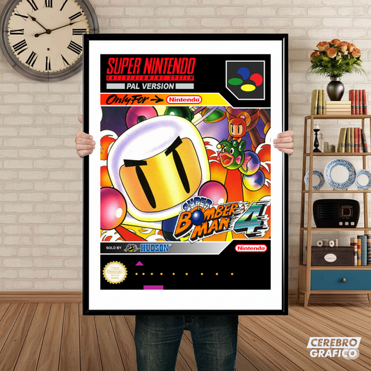Cuadro SNES Super Bomberman 4