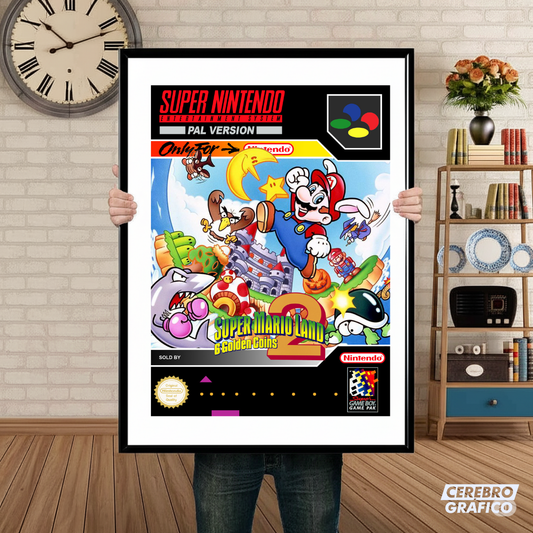 Cuadro SNES Super Mario Land & Golden Coins