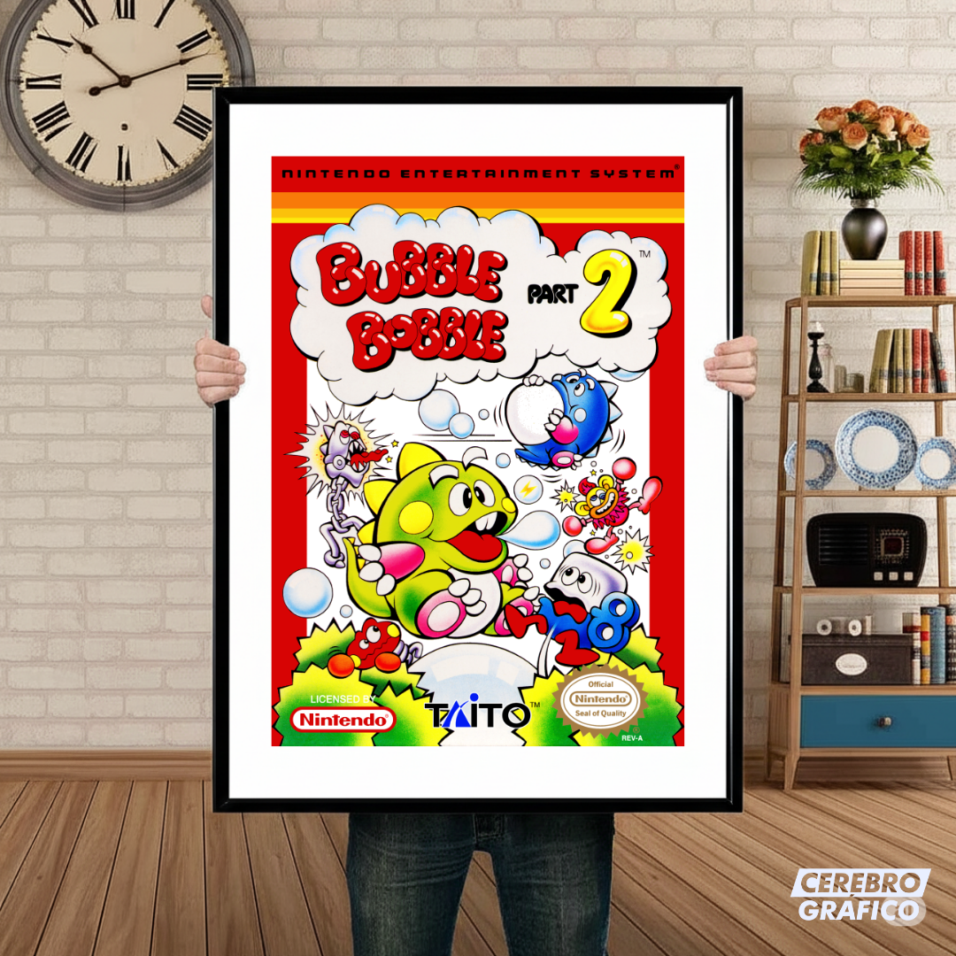 Cuadro Nintendo Bubble Bobble 2