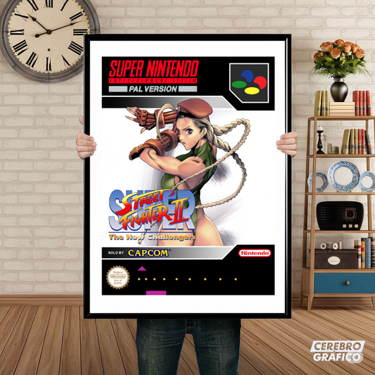 Cuadro SNES Super Street Fighter II The New Challengers