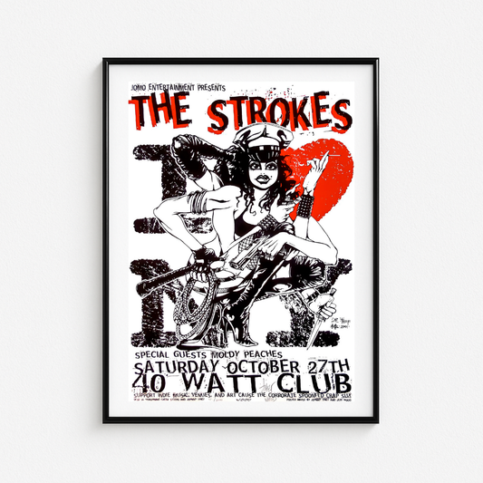 Cuadro The Strokes 40 Watt Club