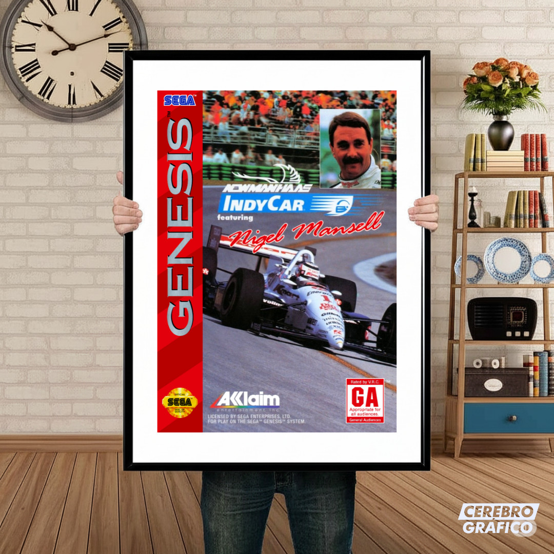 Indy car featuring Nigel Mansell - MD - Jeu Occasion Pas Cher Indy car featuring Nigel Mansell - MD - Jeu Occasion Pas Cher
