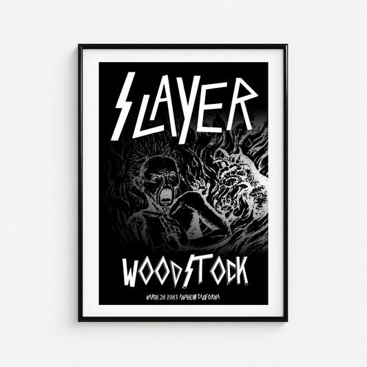 Cuadro Slayer Woodstock 1983