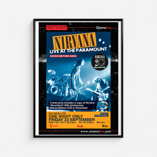 Cuadro Nirvana Live at The Paramount
