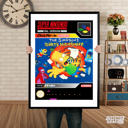 Cuadro SNES The Bart´s Nightmare