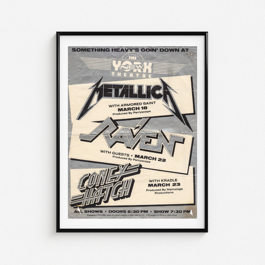 Cuadro Metallica The New York Theatre