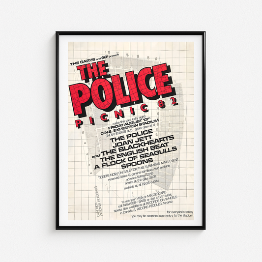 Cuadro The Police Picnic 82