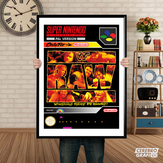 Cuadro SNES WWF RAW
