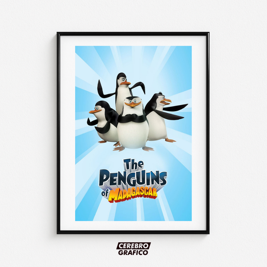 Cuadro Pingüinos de Madagascar