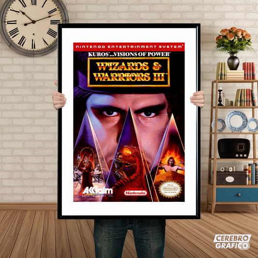 Cuadro Nintendo Wizards & Warriors