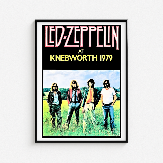 Cuadro Led Zeppelin Live at Knebworth 1979