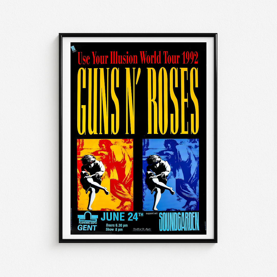 Cuadro Guns N Roses Use Your Illusion World Tour 1992