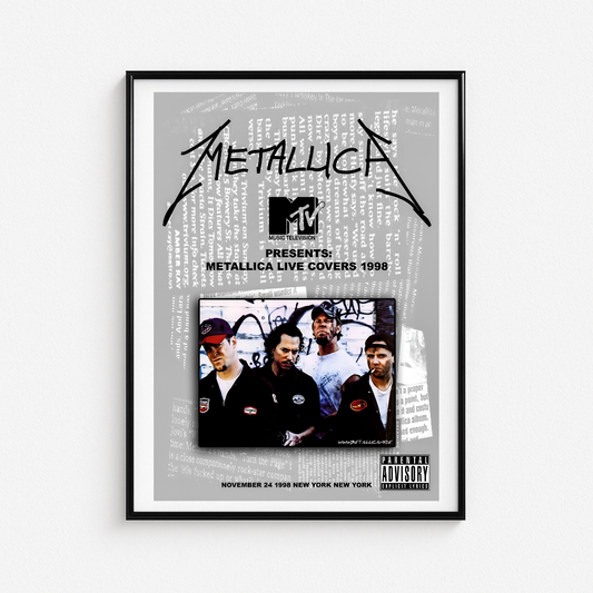 Cuadro Metallica Live Covers