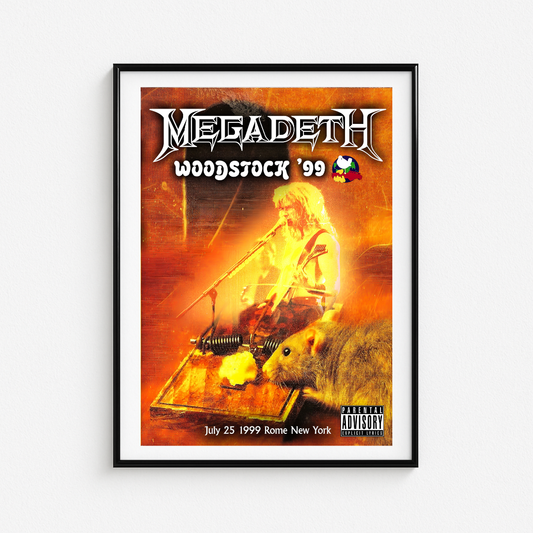 Cuadro Megadeth Woodstock 99