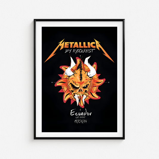 Cuadro Metallica Ecuador