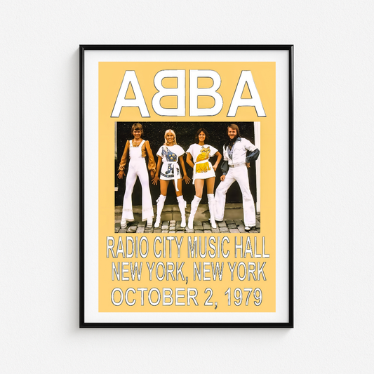 Cuadro Abba Radio City Music Hall