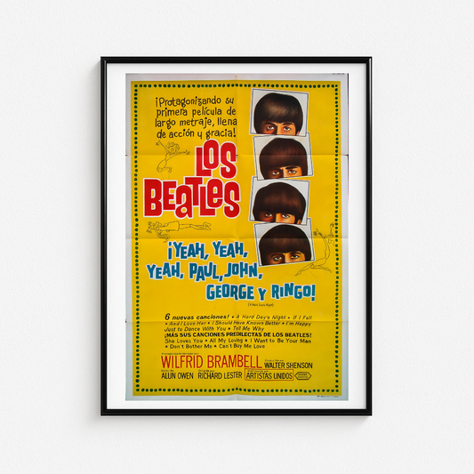 Cuadro The Beatles Yeah, Yeah, Yeah