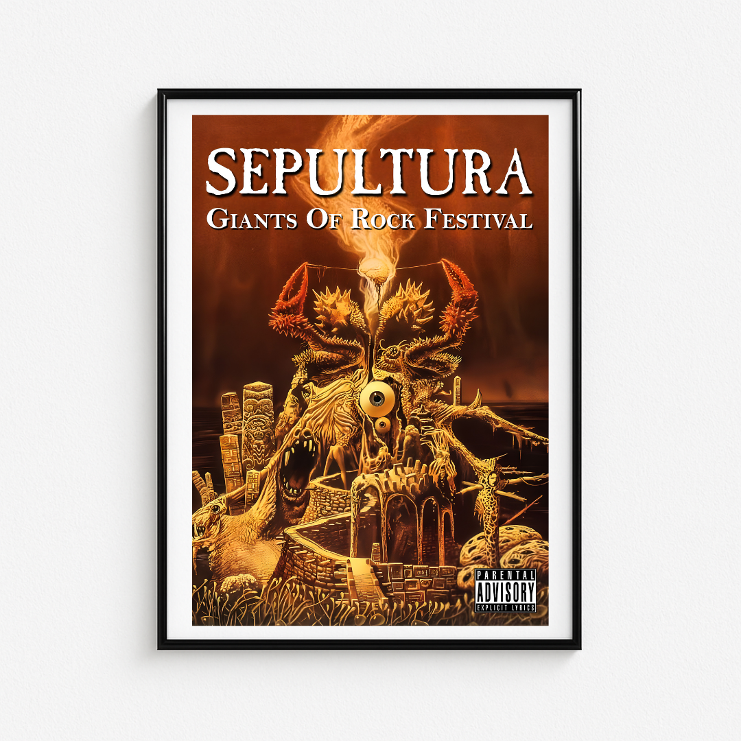 Cuadro Sepultura Giants Of Rock Festival