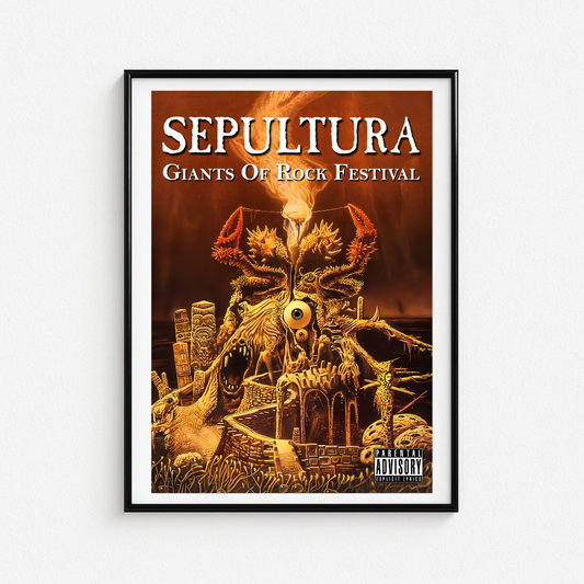 Cuadro Sepultura Giants Of Rock Festival